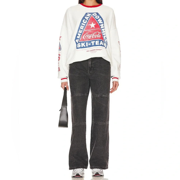 The Laundry Room Coca Cola American Downhill Ski Team Sweatshirt - Size M - NWT - Picture 11 of 11